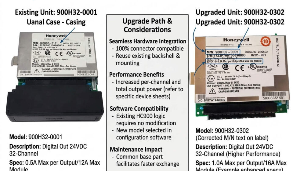 Honeywell 900H32-0302 vs 900H32-0001: HC900 Upgrade Guide Honeywell 900H32-0302 vs 900H32-0001 HC900 Upgrade Guide